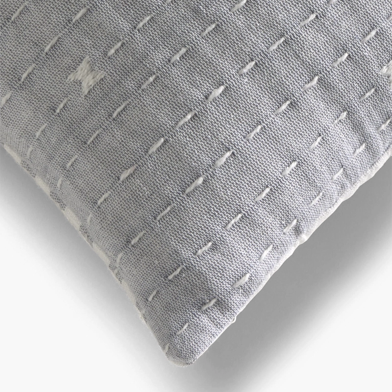FUNDA COJIN ALGUER 45X45 AZUL CALMA HOUSE - 4