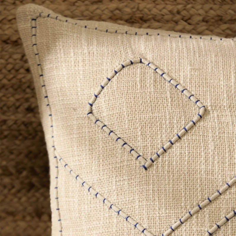 FUNDA COJIN GRECIA 60X60 CRUDO CALMA HOUSE - 4
