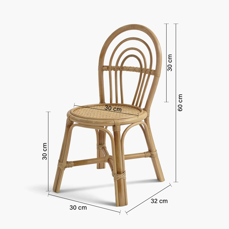 SILLA INFANTIL RATAN ANTONELLA NATURAL FORM - 5
