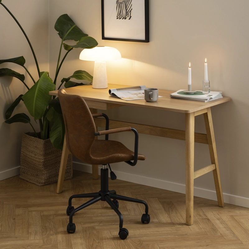 ESCRITORIO HOME OFFICE BARNETT ROBLE FORM - 2