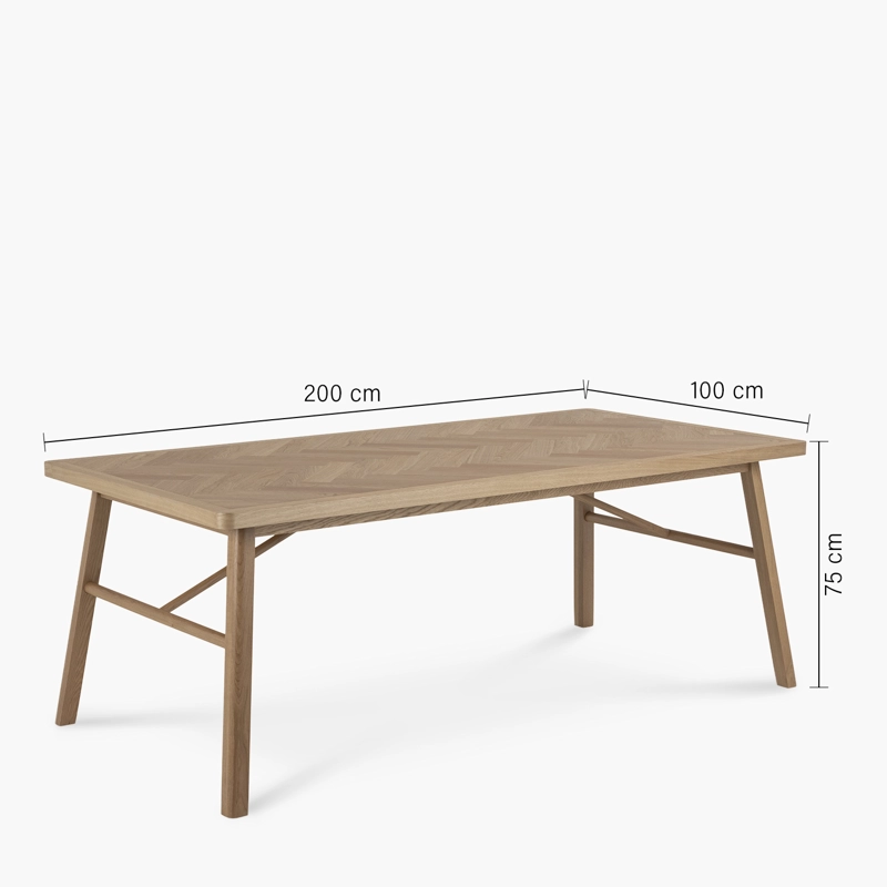 MESA COMEDOR GALWAY ROBLE FORM - 8