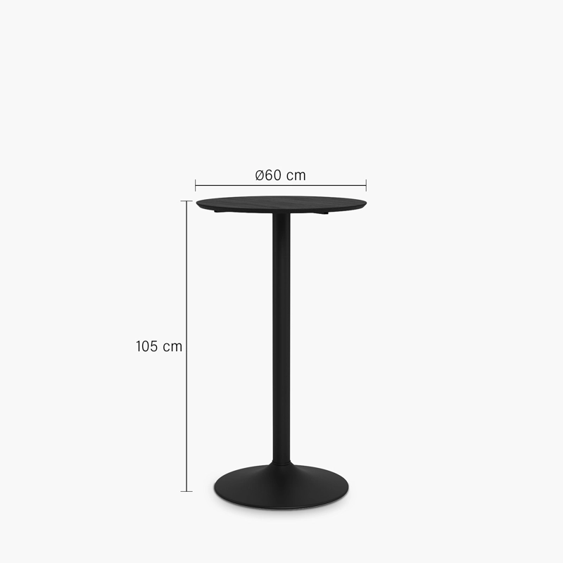 MESA COMEDOR MADRID BAR NEGRO FORM - 9
