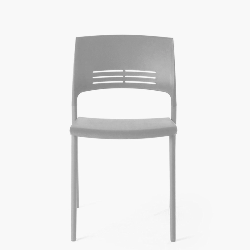 SILLA VISITA COLORE GRIS FORM - 1