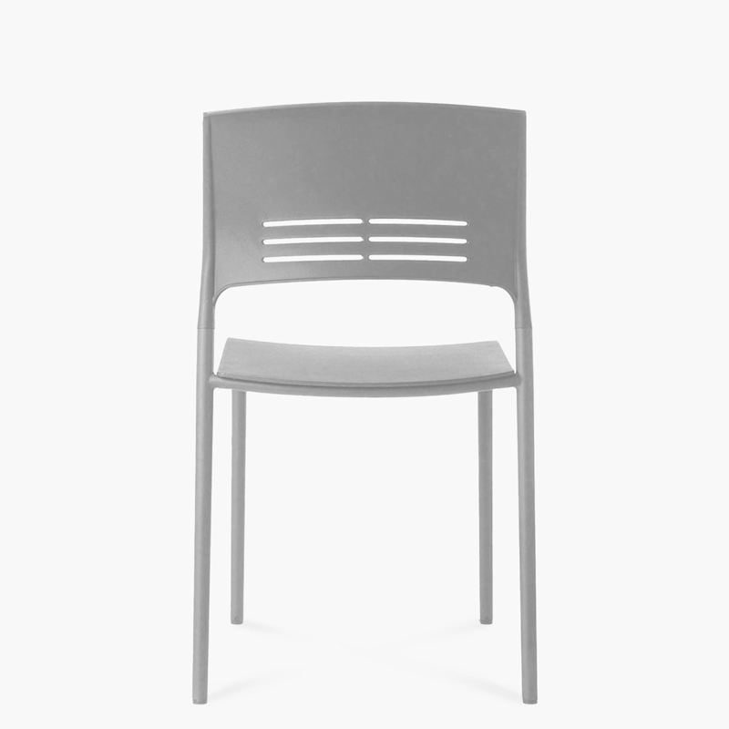 SILLA VISITA COLORE GRIS FORM - 4