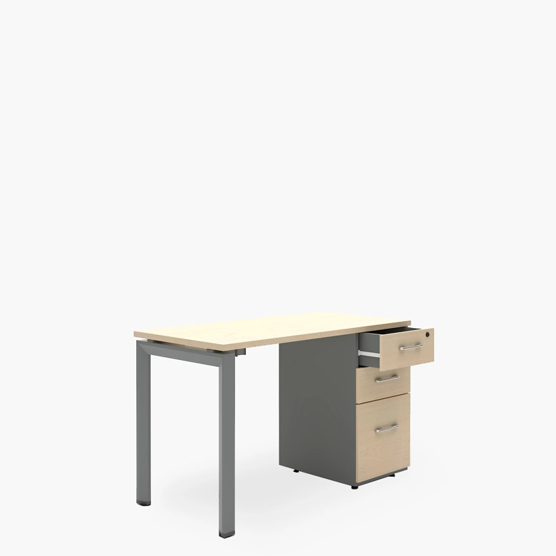 ESCRITORIO NEO 120X60 CON CAJONERA MELAMINA - 2