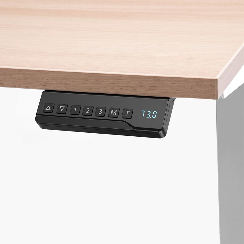 ESCRITORIO COSMO 120X60 ELE CTRICO DUAL LITE NATURA/BCO FORM - 3