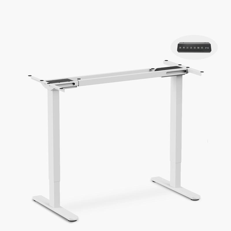 BASE ACERO COSMO 120-200 DUAL ELECTRICO LITE BLANCO FORM - 1