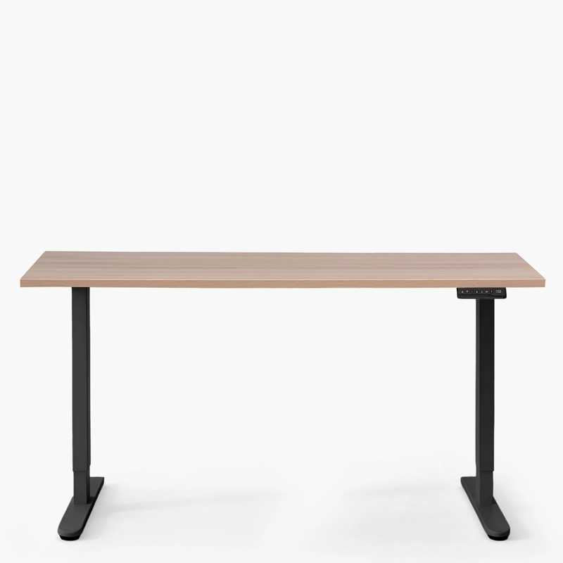 ESCRITORIO COSMO 180X70 ELE CTRICO DUAL LITE NATU/NEGRO FORM - 1
