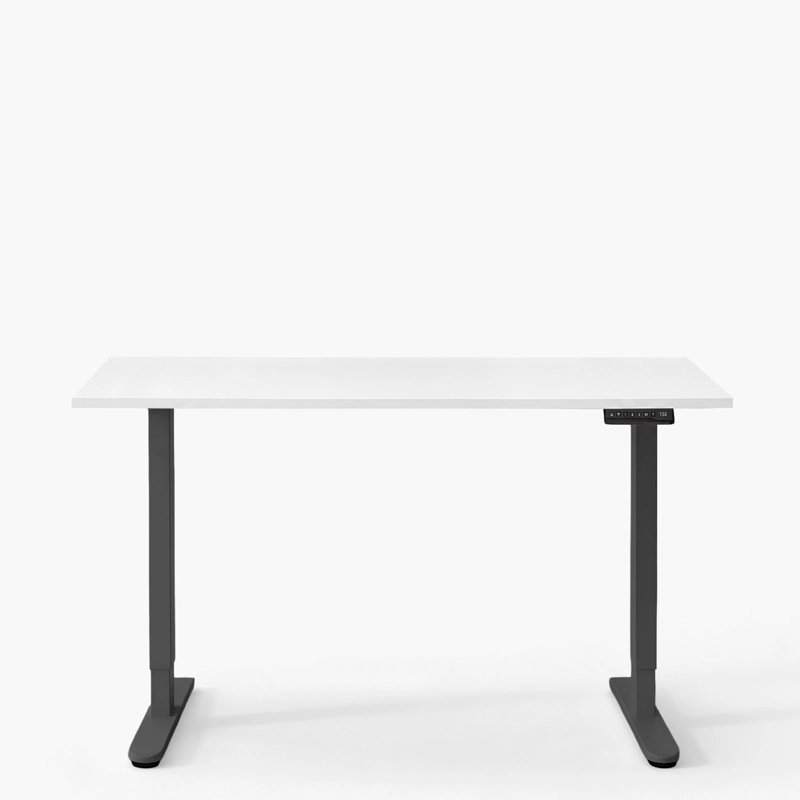 ESCRITORIO COSMO 160X70 ELE CTRICO DUAL LITE BCO/NEGRO FORM - 1