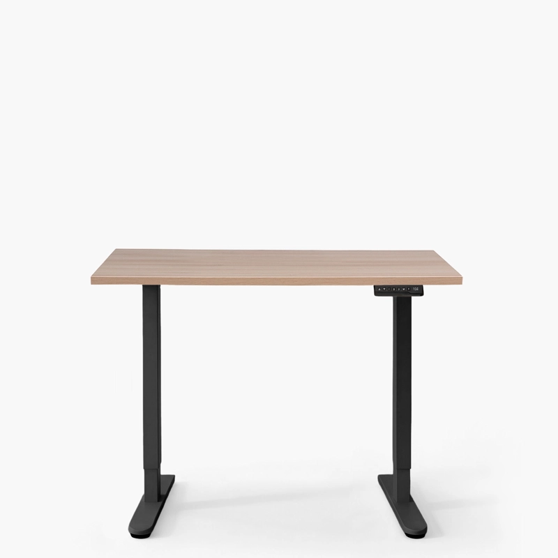 ESCRITORIO COSMO 120X60 ELE CTRICO DUAL LITE NATU/NEGRO FORM - 1