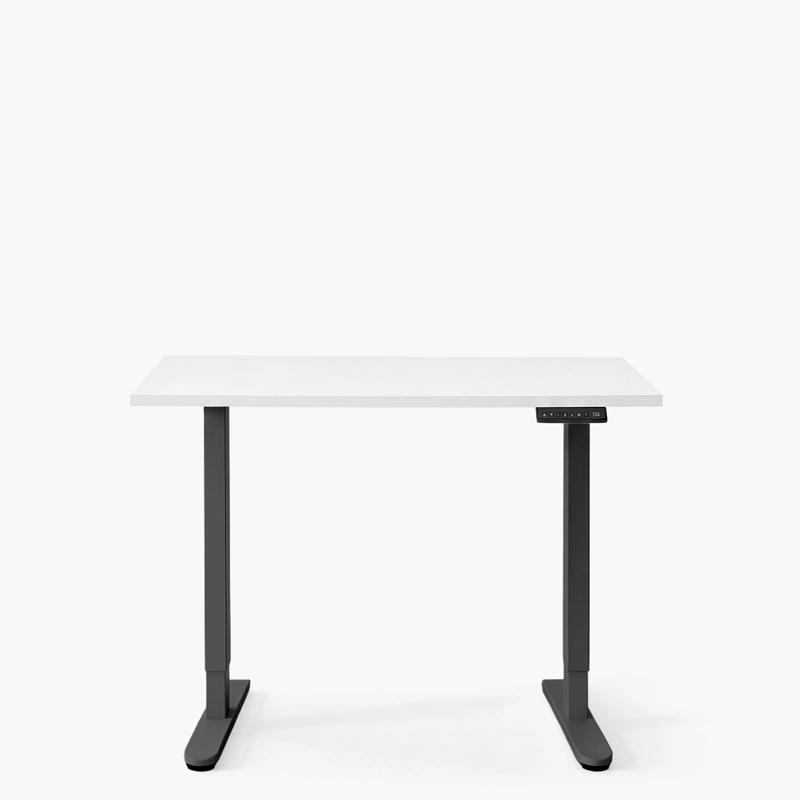 ESCRITORIO COSMO 120X60 ELE CTRICO DUAL LITE BCO/NEGRO FORM - 1