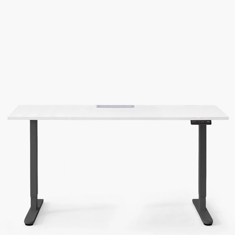 ESCRITORIO COSMO 180X70 ELE CTRICO DUAL LITE C/PA BCO/NE FORM - 1
