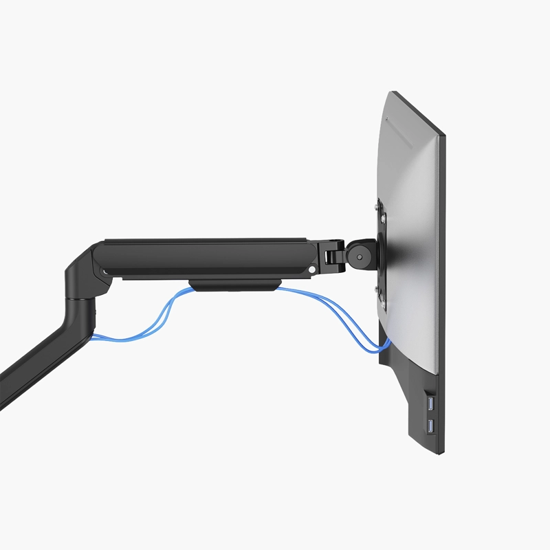SOPORTE MONITOR ESCRITORIO SIMPLE V2 NEGRO FORM - 7