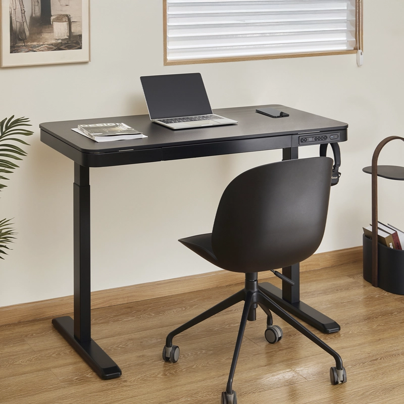 ESCRITORIO HOME OFFICE COSMO ELE CTRICO PRO NEGRO 118X60 FORM - 2