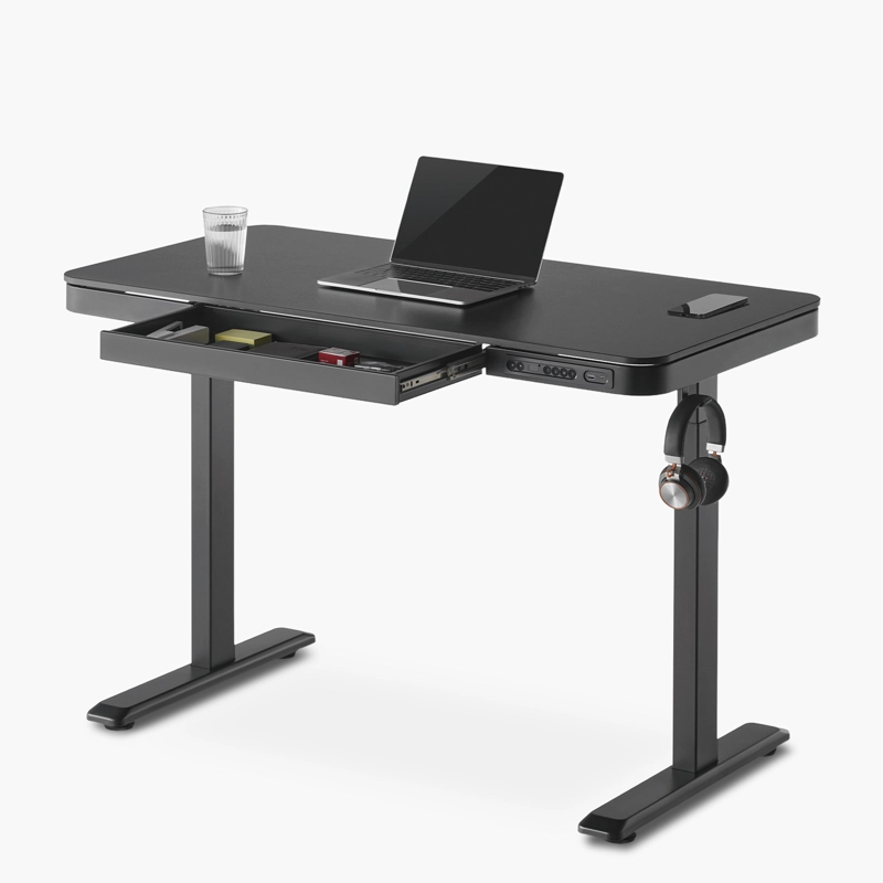 ESCRITORIO HOME OFFICE COSMO ELE CTRICO PRO NEGRO 118X60 FORM - 6
