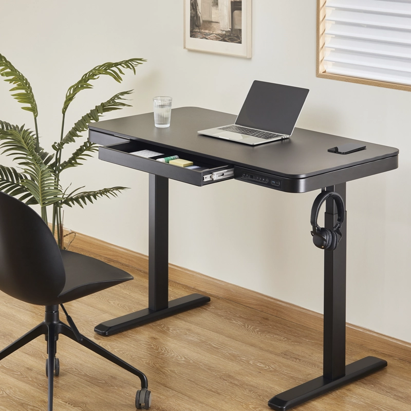 ESCRITORIO HOME OFFICE COSMO ELE CTRICO PRO NEGRO 118X60 FORM - 7