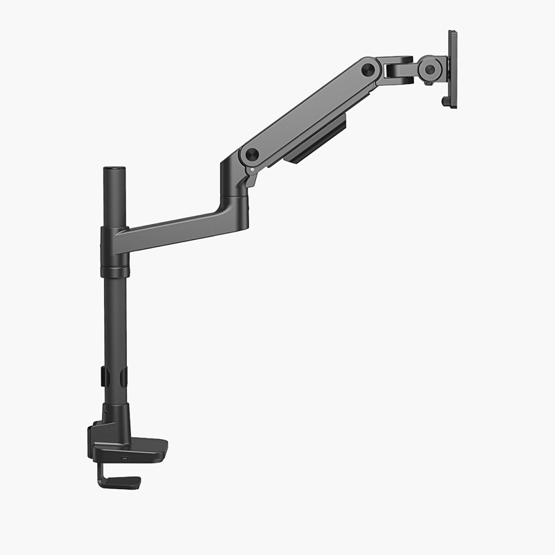 SOPORTE MONITOR ESCRITORIO PRO USB NEGRO FORM - 5