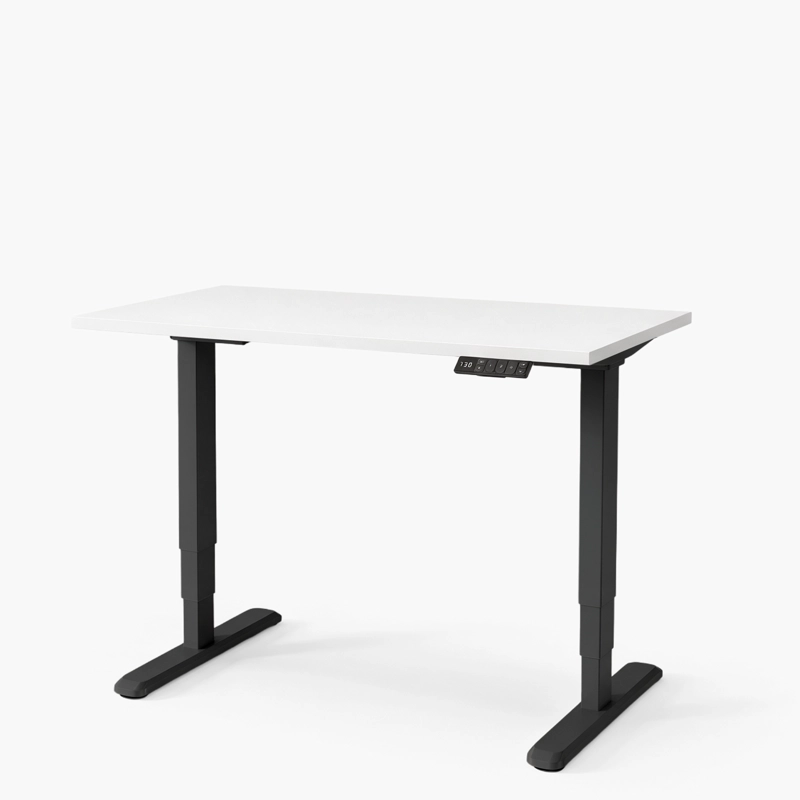 ESCRITORIO COSMO 160X70 ELE CTRICO DUAL PRO BLANCO/NEGRO FORM - 2