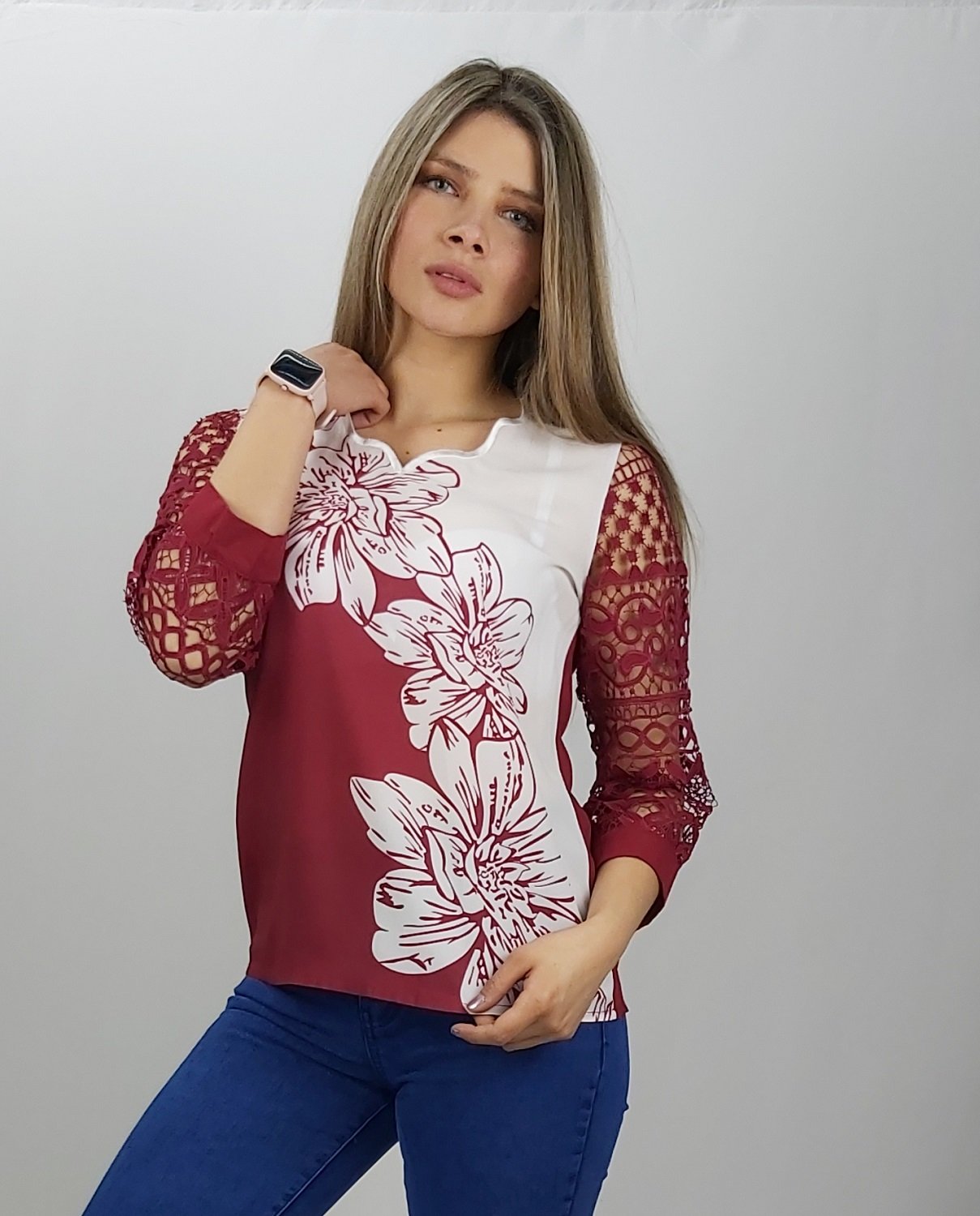 POLERA PRINTER FLOR - 1