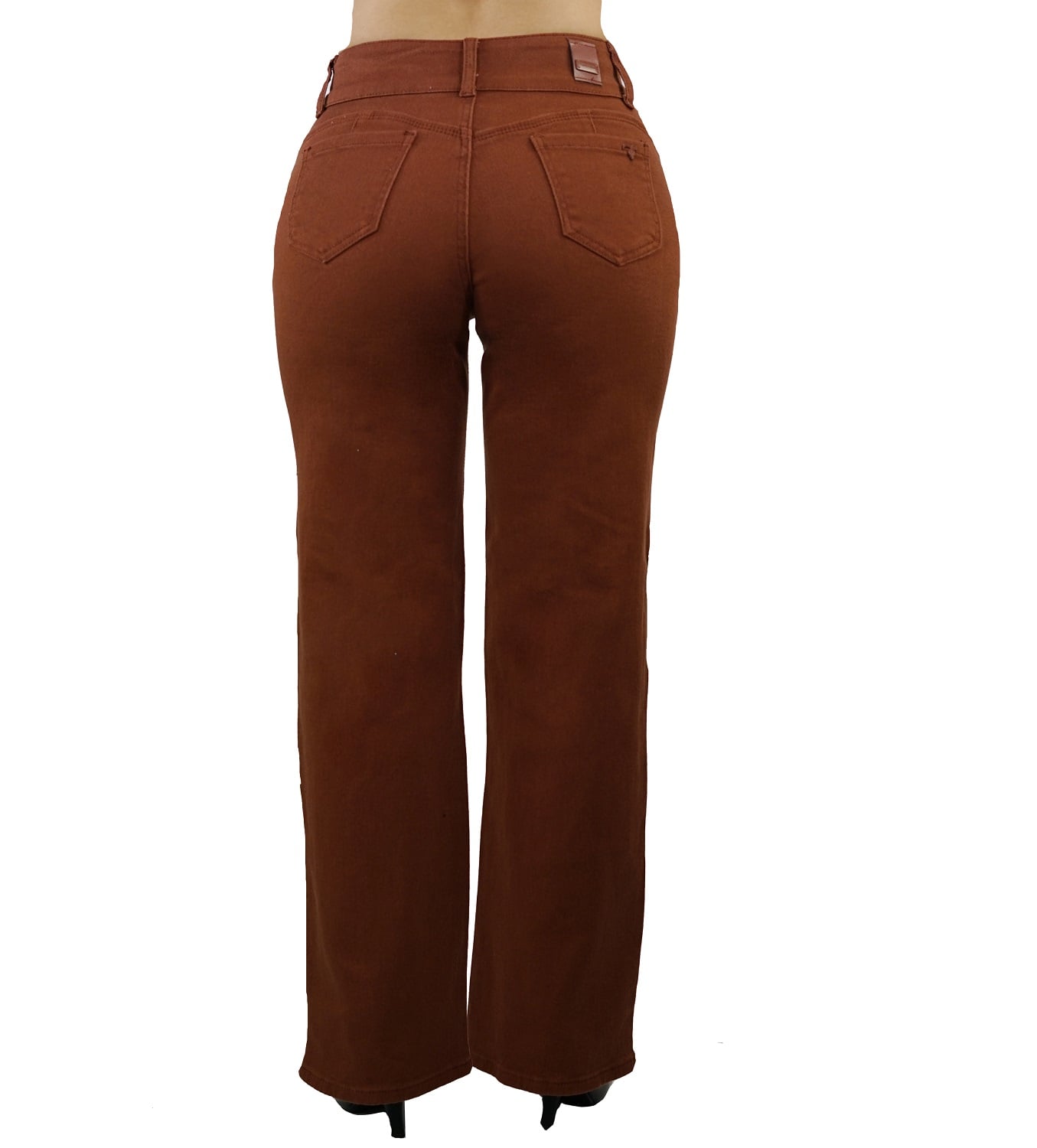 JEANS ALGODÓN MUJER TENTATION LADRILLO WIDE LEG - 3
