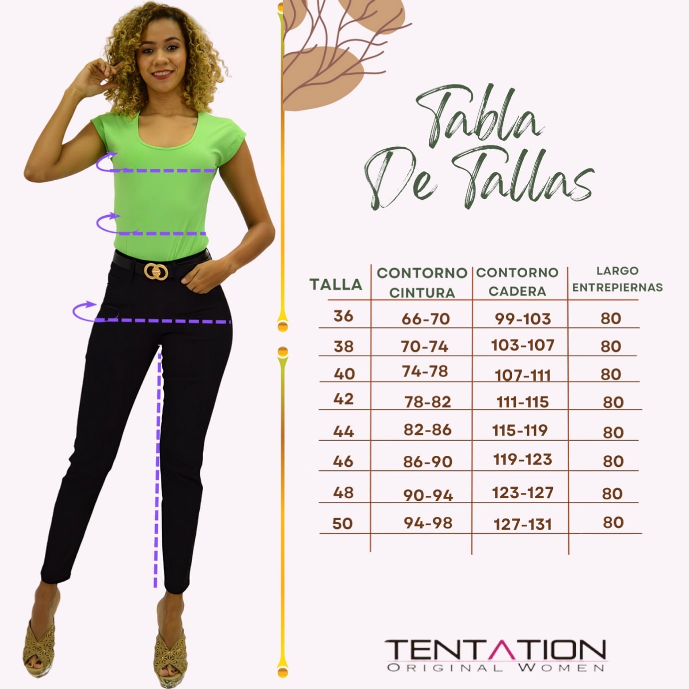 JEANS ALGODÓN MUJER TENTATION LADRILLO WIDE LEG - 4