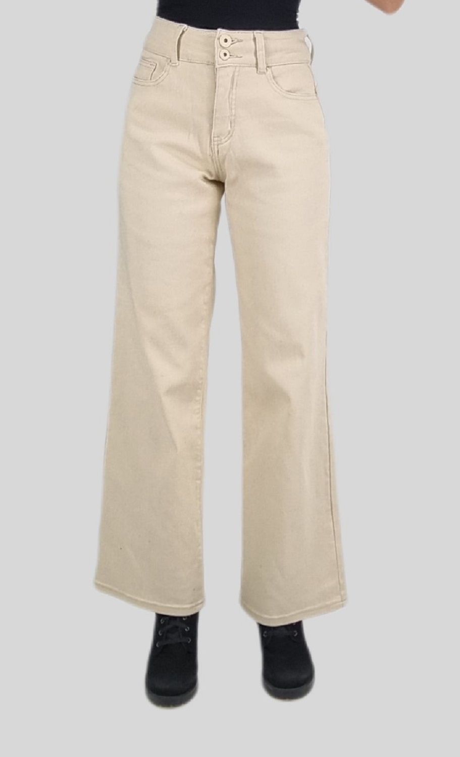 JEANS ALGODÓN MUJER TENTATION WIDE LEG - 2
