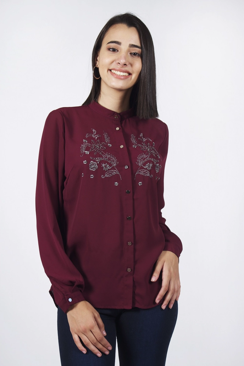 BLUSA CUELLO MAO - 1