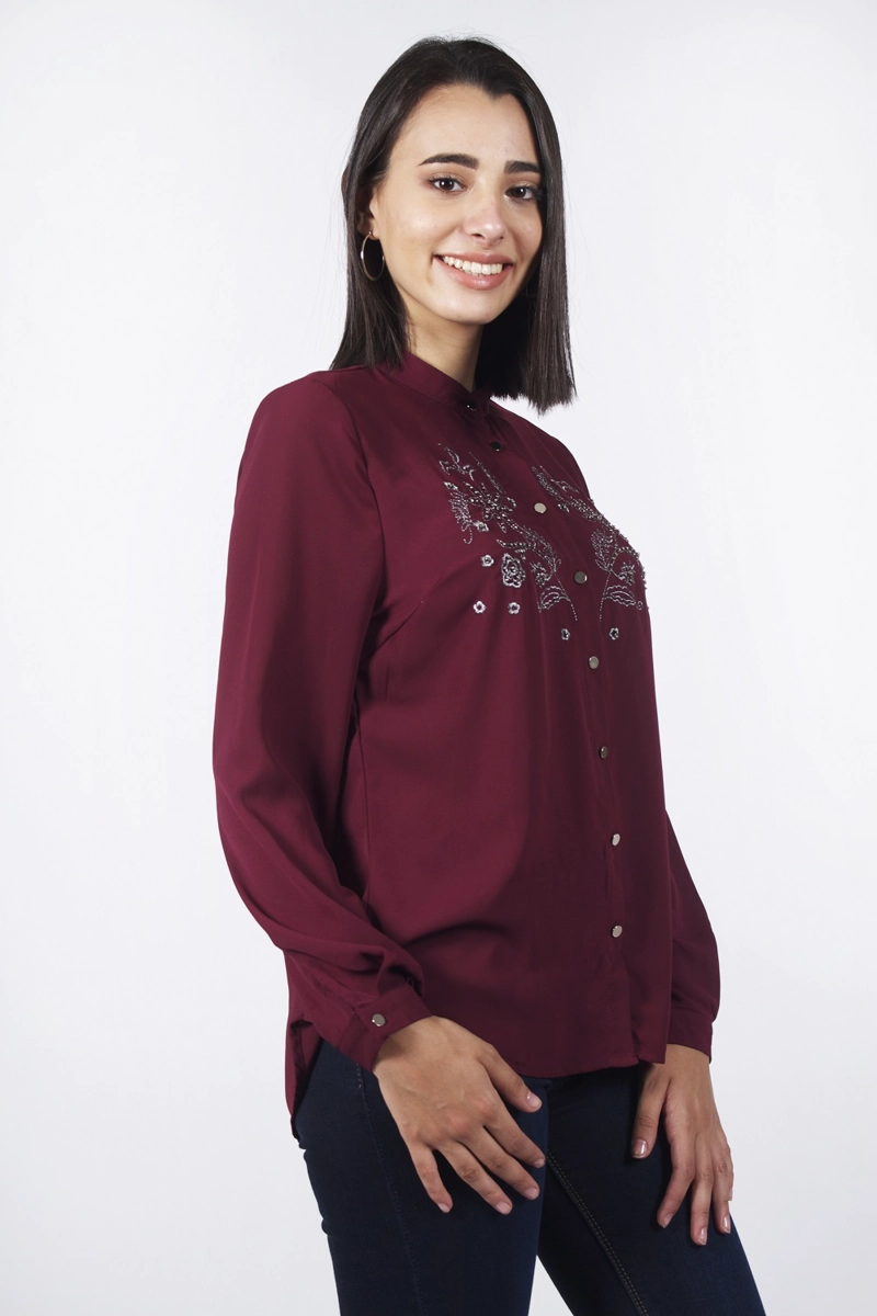 BLUSA CUELLO MAO - 2