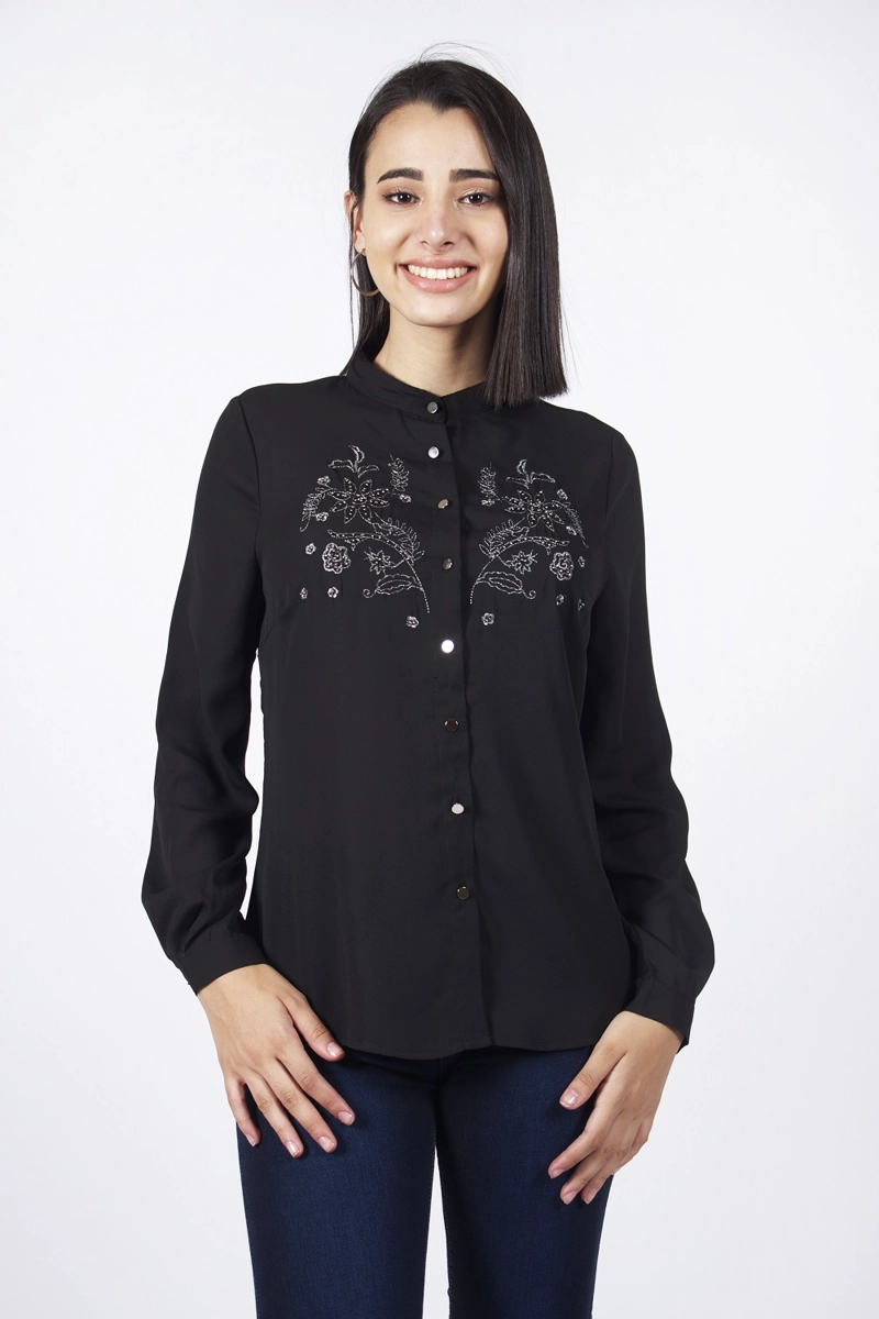 BLUSA CUELLO MAO - 1