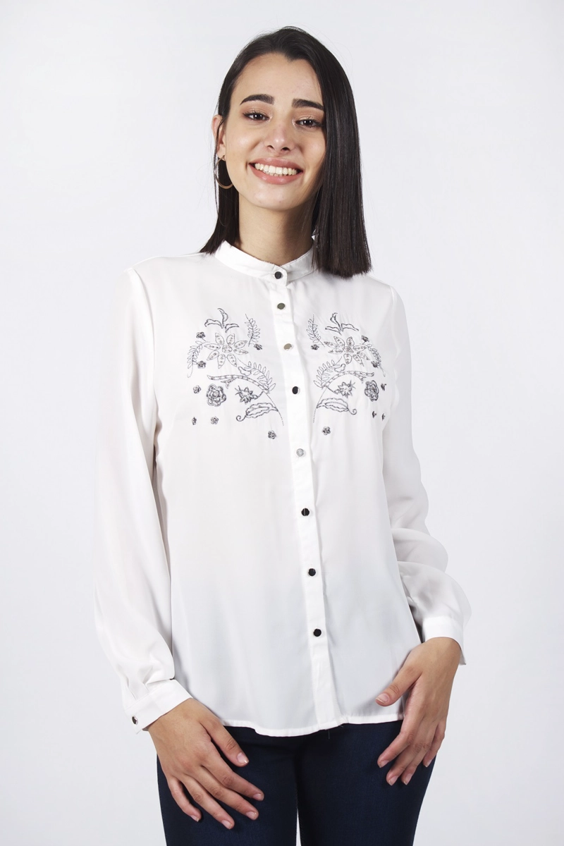 BLUSA CUELLO MAO - 1