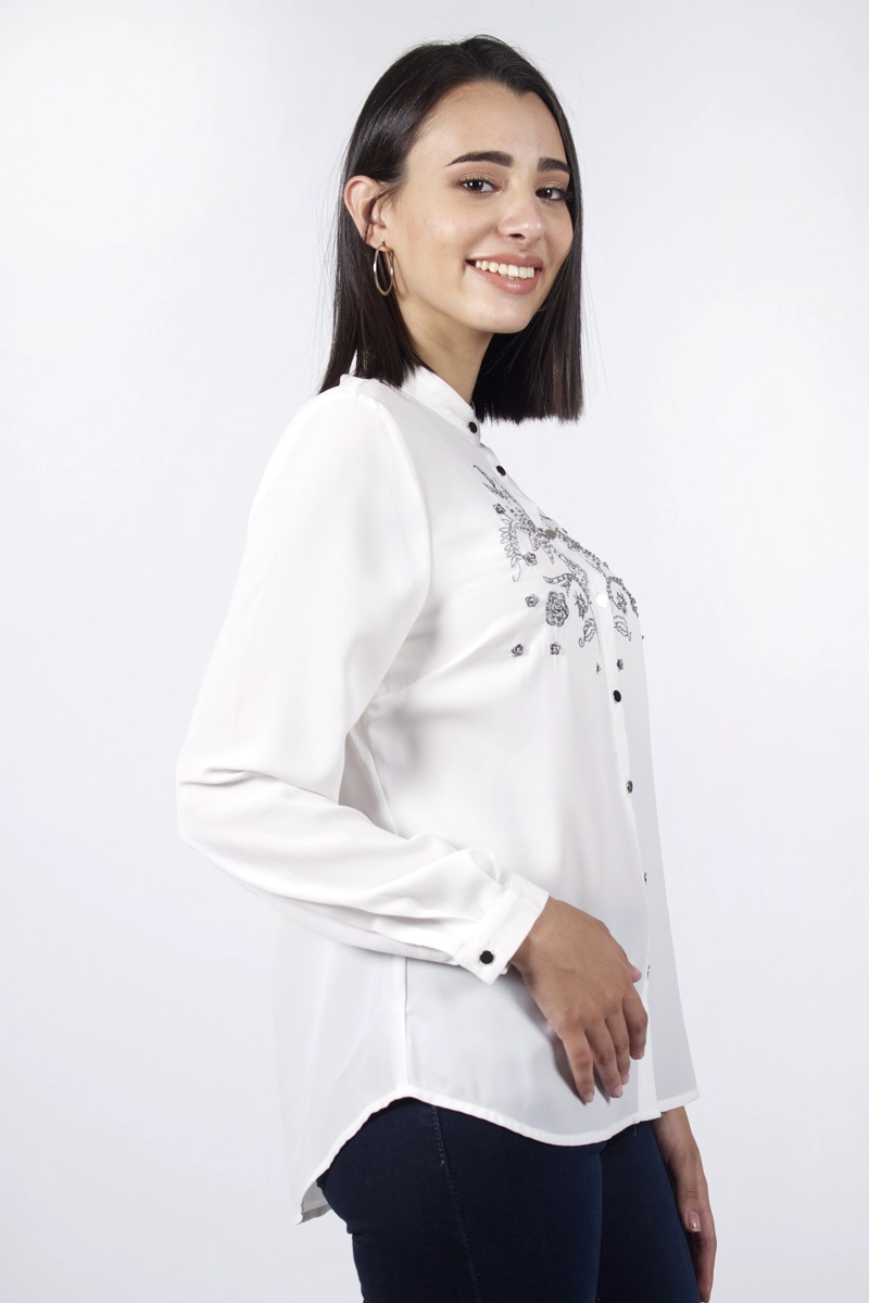 BLUSA CUELLO MAO - 2