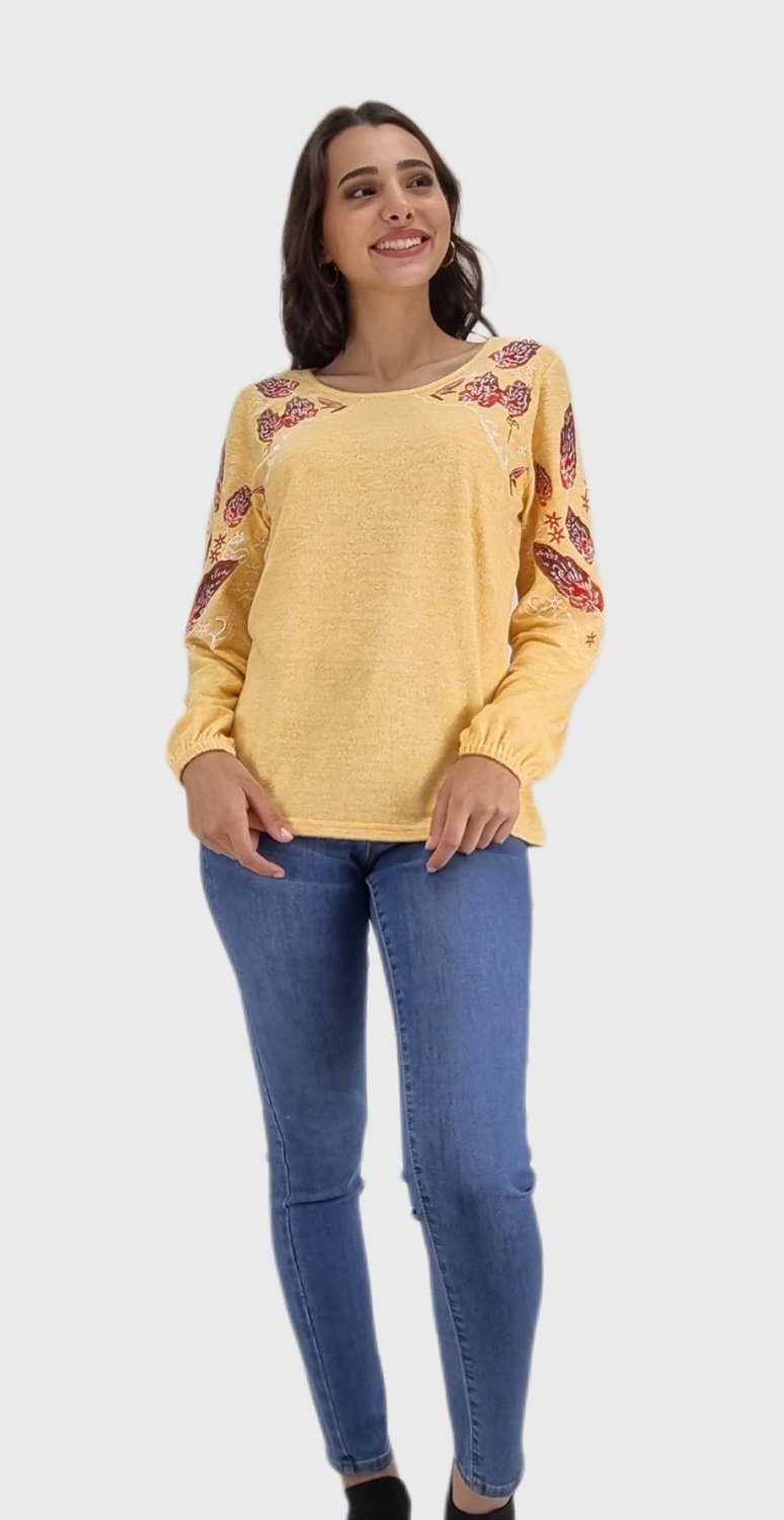 POLERA BORDADA - 1