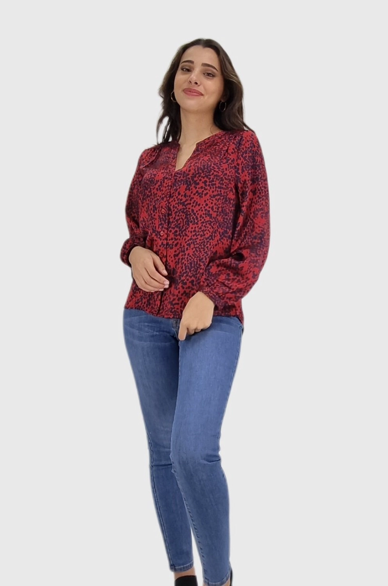 BLUSON ESTAMPADO - 1