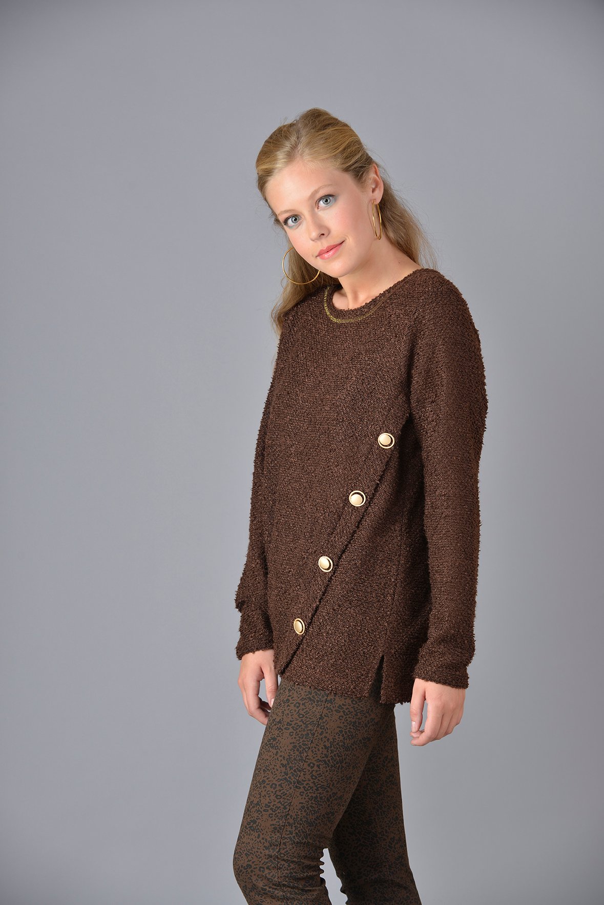 POLERA BOUCLE BOTONES - 2