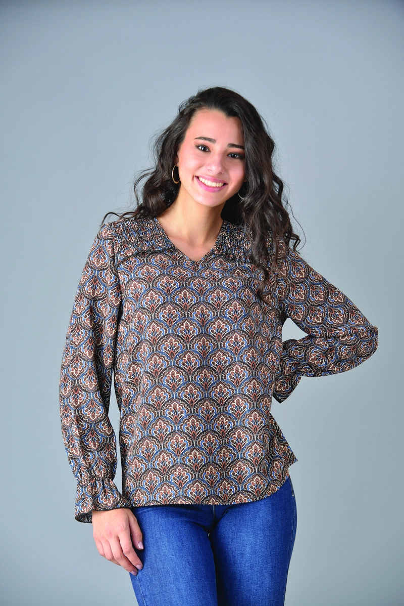 BLUSON ESTAMPADO - 1