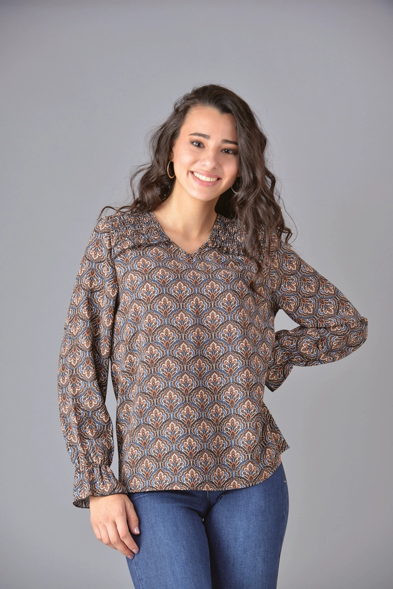 BLUSON ESTAMPADO - 1