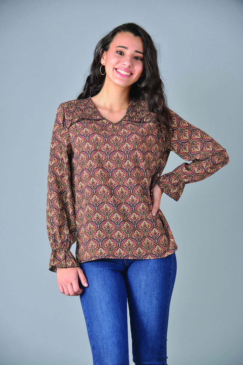 BLUSON ESTAMPADO - 1