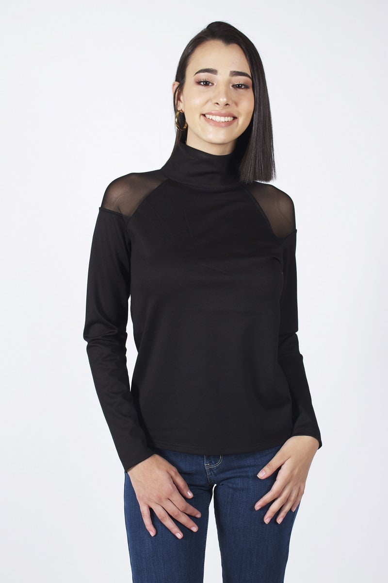 POLERA CUELLO ALTO - 1
