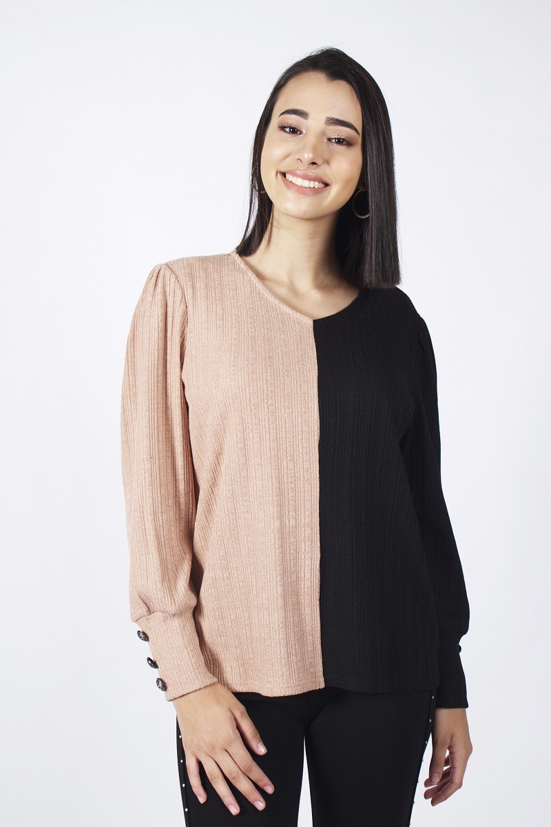 SWEATER BICOLOR - 1