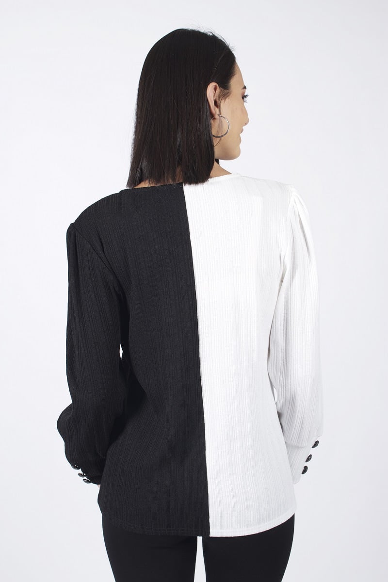SWEATER BICOLOR - 4