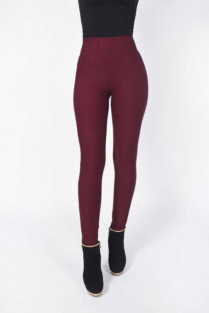 CALZA MUJER TENTATION BURDEO TWILL - 1
