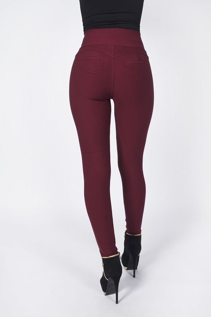 CALZA MUJER TENTATION BURDEO TWILL - 4