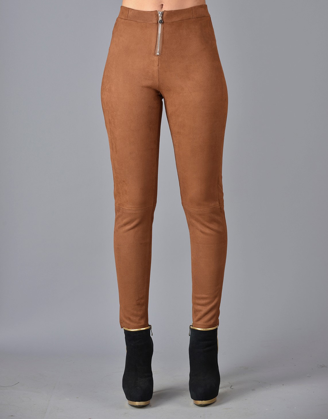CALZA MUJER TENTATION SUEDE CON CIERRE - 1