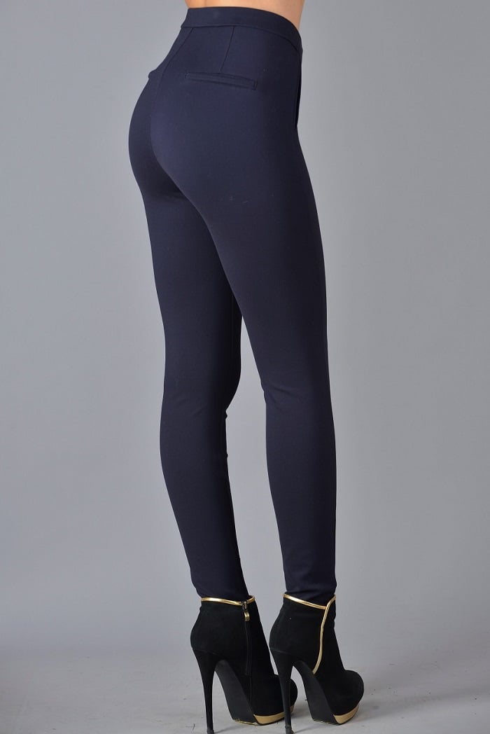 CALZA MUJER TENTATION AZUL NYLON SPANDEX - 2