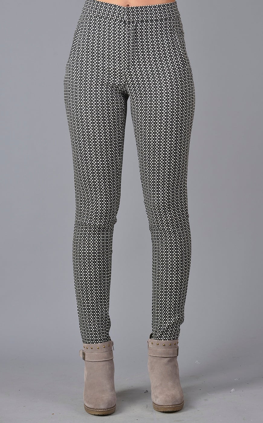CALZA MUJER TENTATION NEGRO GABARDINA - 1