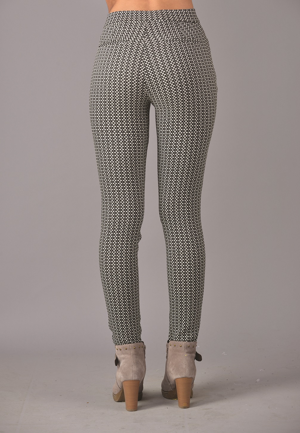 CALZA MUJER TENTATION NEGRO GABARDINA - 4