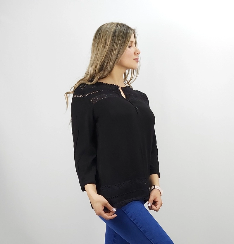 BLUSA APLICACION CROCHET - 2