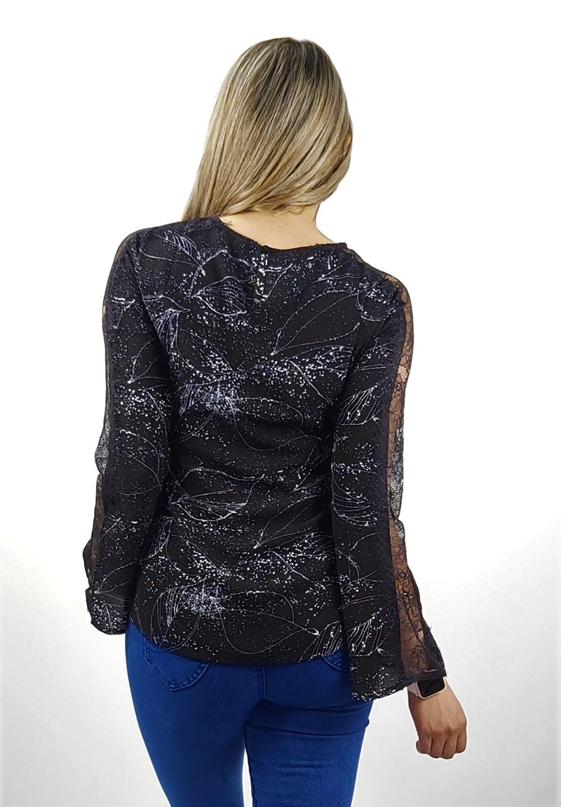 BLUSA APLICACION MANGA - 4