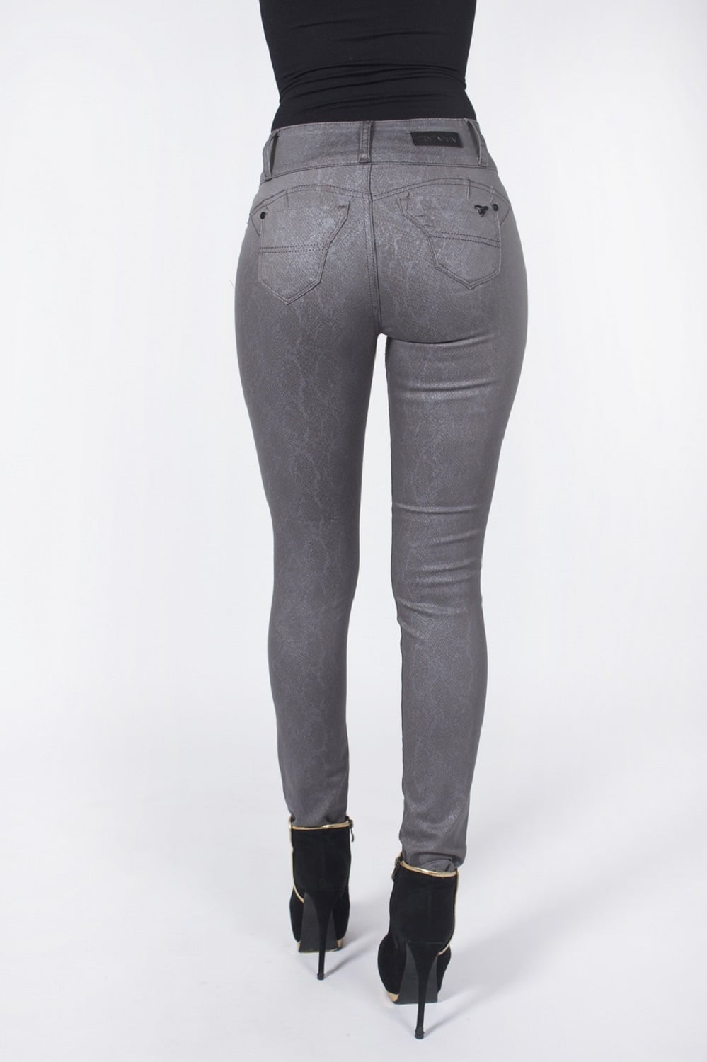 PANTALON MUJER TENTATION GRIS GAB. ESTAMPADO - 3