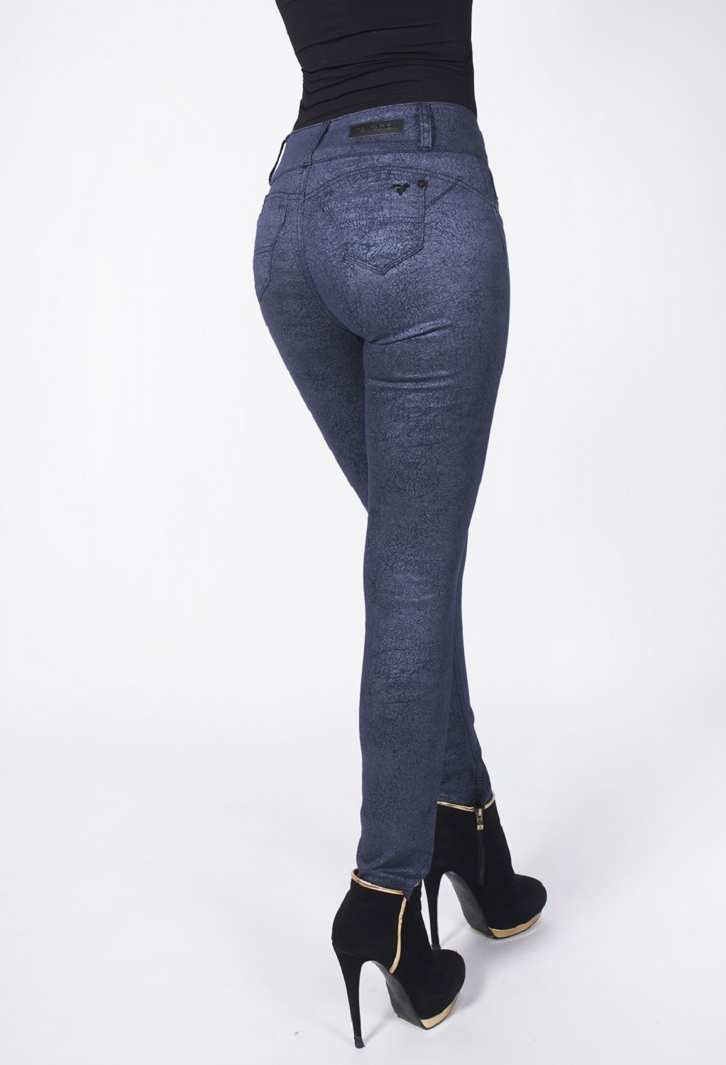 PANTALON MUJER TENTATION AZUL GAB. ESTAMPADO - 2